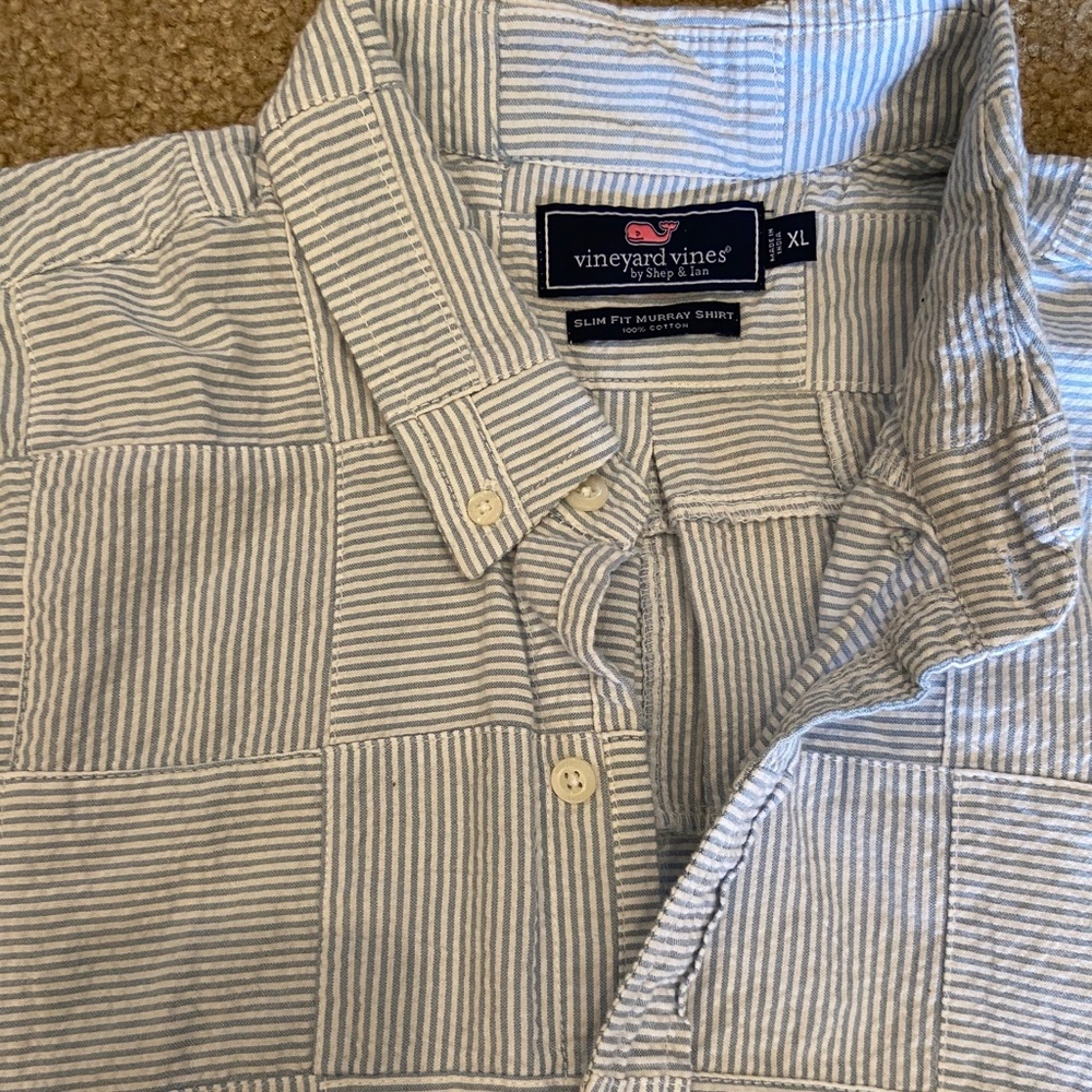 Vineyard Vines Seersucker Button Up
